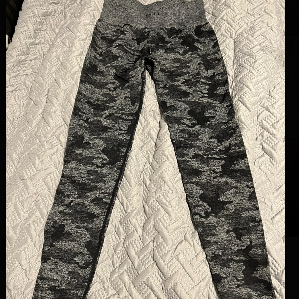 ACTA Seamless Camo Leggings - Black